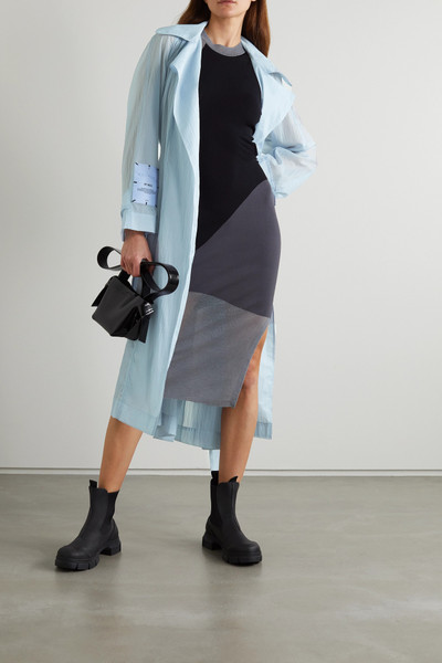 McQ Alexander McQueen Breathe belted ripstop trench coat outlook