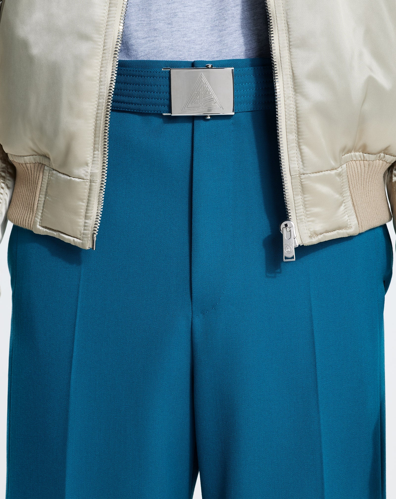 STRUCTURED WIDE-LEG PANTS - 4