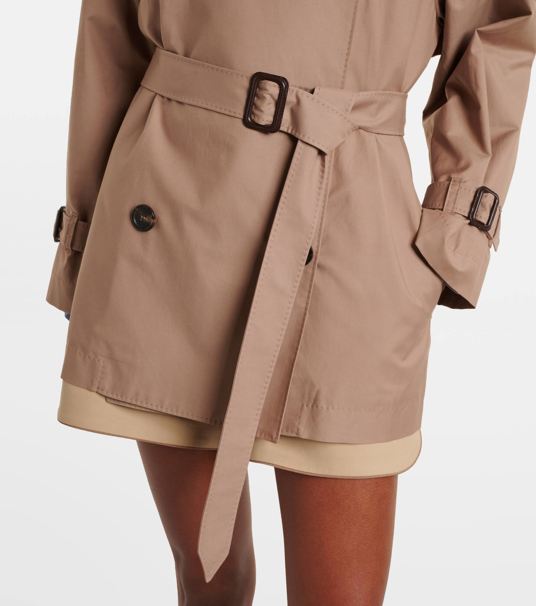 Caroline cotton-blend trench coat - 5