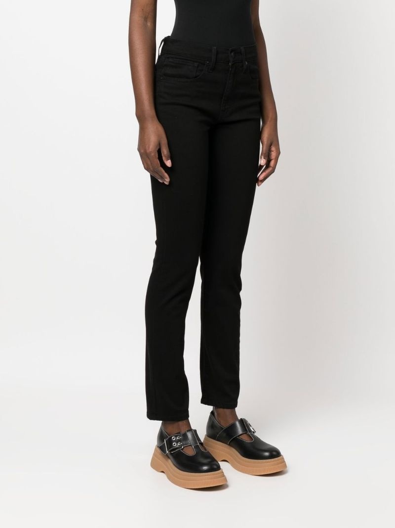 straight-leg slim-cut jeans - 5