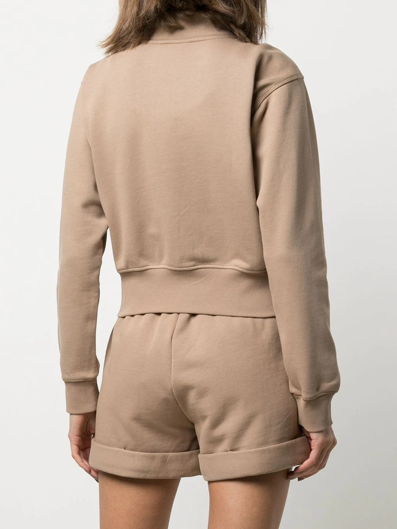 drawstring-collar bomber jacket 4