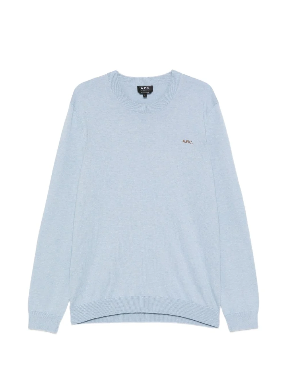 crew-neck logo sweater - 1