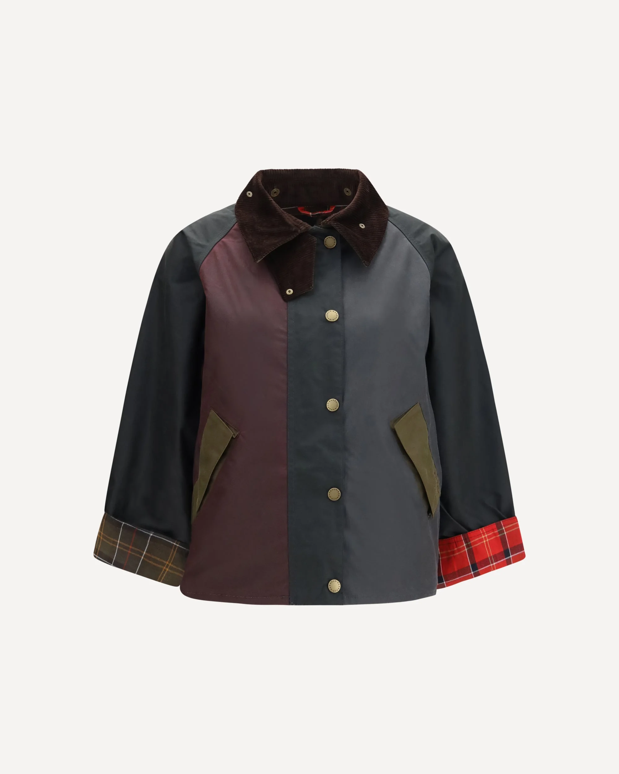 Patchwork Transport Waxed Jacket - 1
