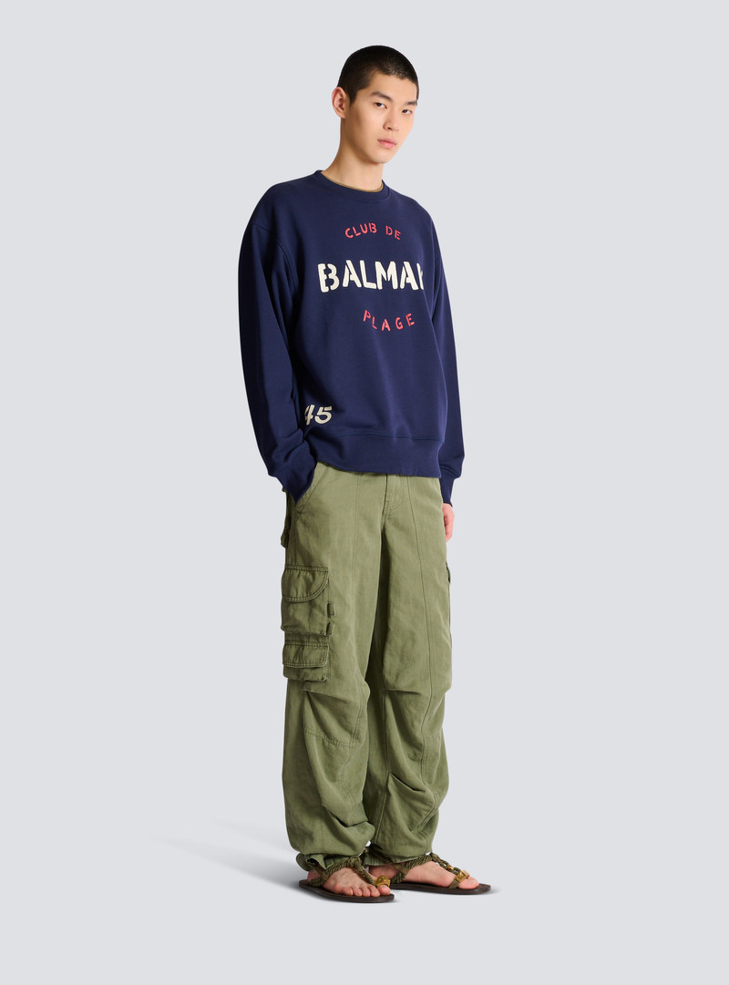 Sweatshirt with Balmain Club print 3