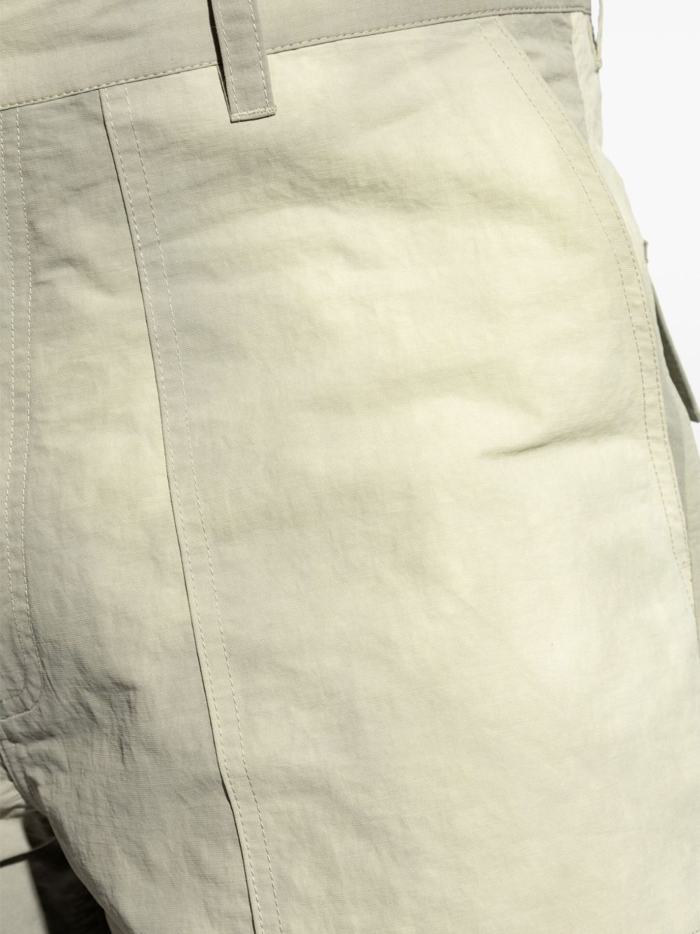 bleached-effect straigh-leg trousers - 5