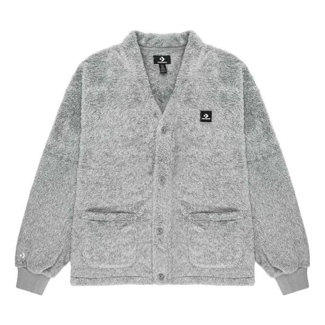 Converse Pile Fur Cardigan 'Grey' 10024057-A04 - 1