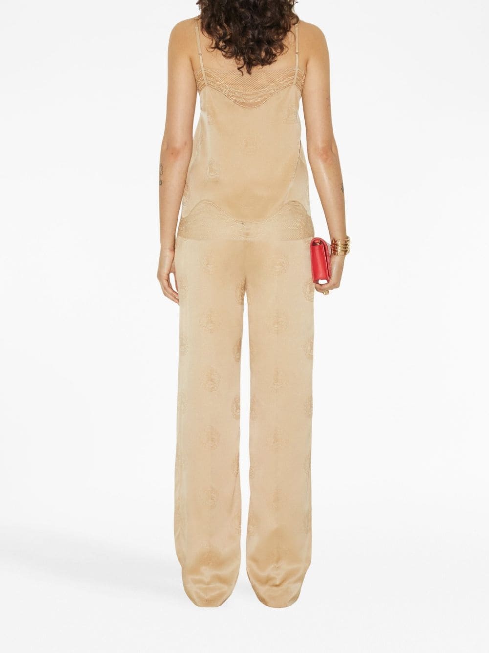 EKD wide-leg silk trousers - 4