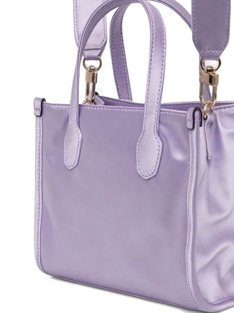 mini Silvana logo-embroidered tote bag 3