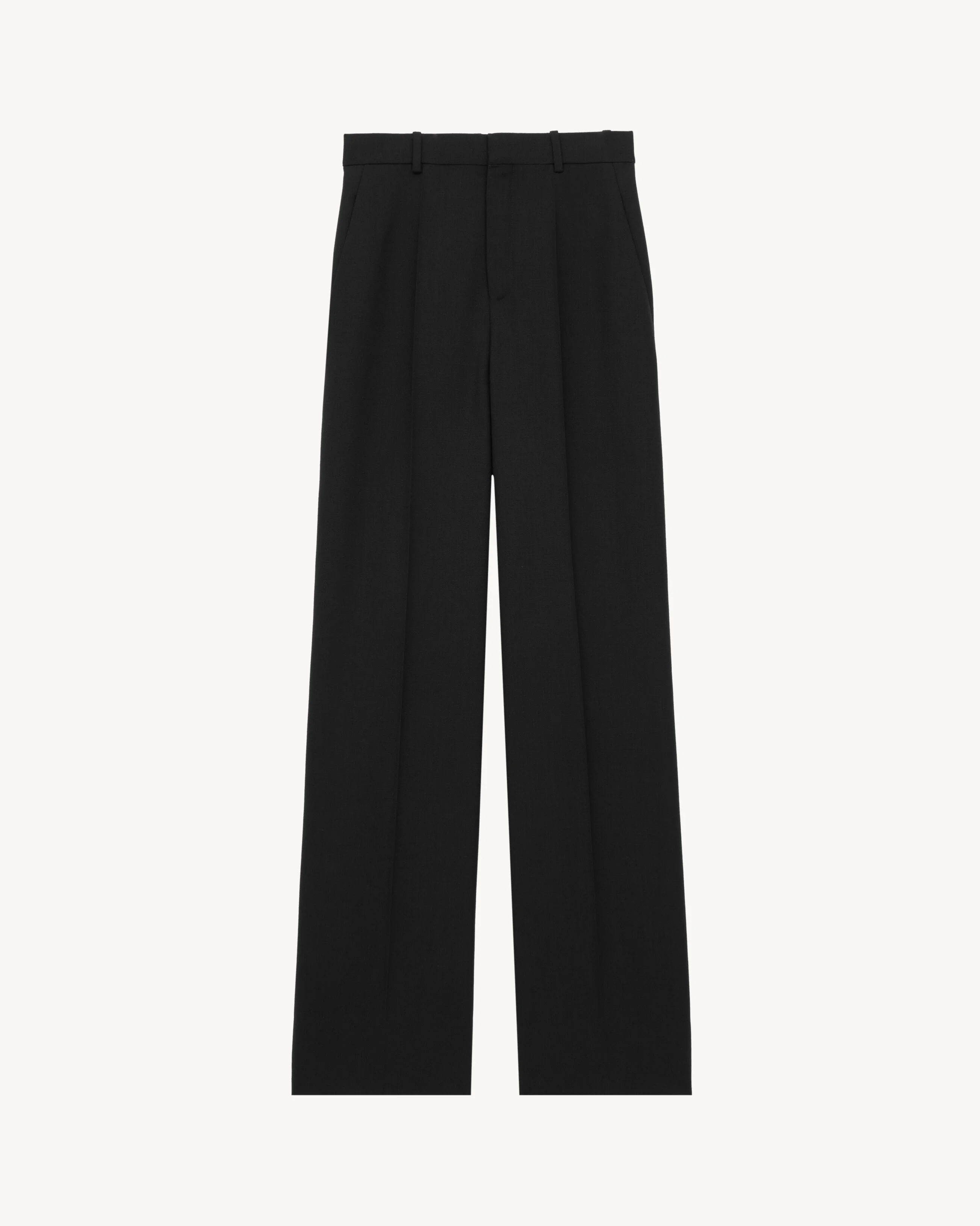HIGH-RISE PANTS IN WOOL - 1