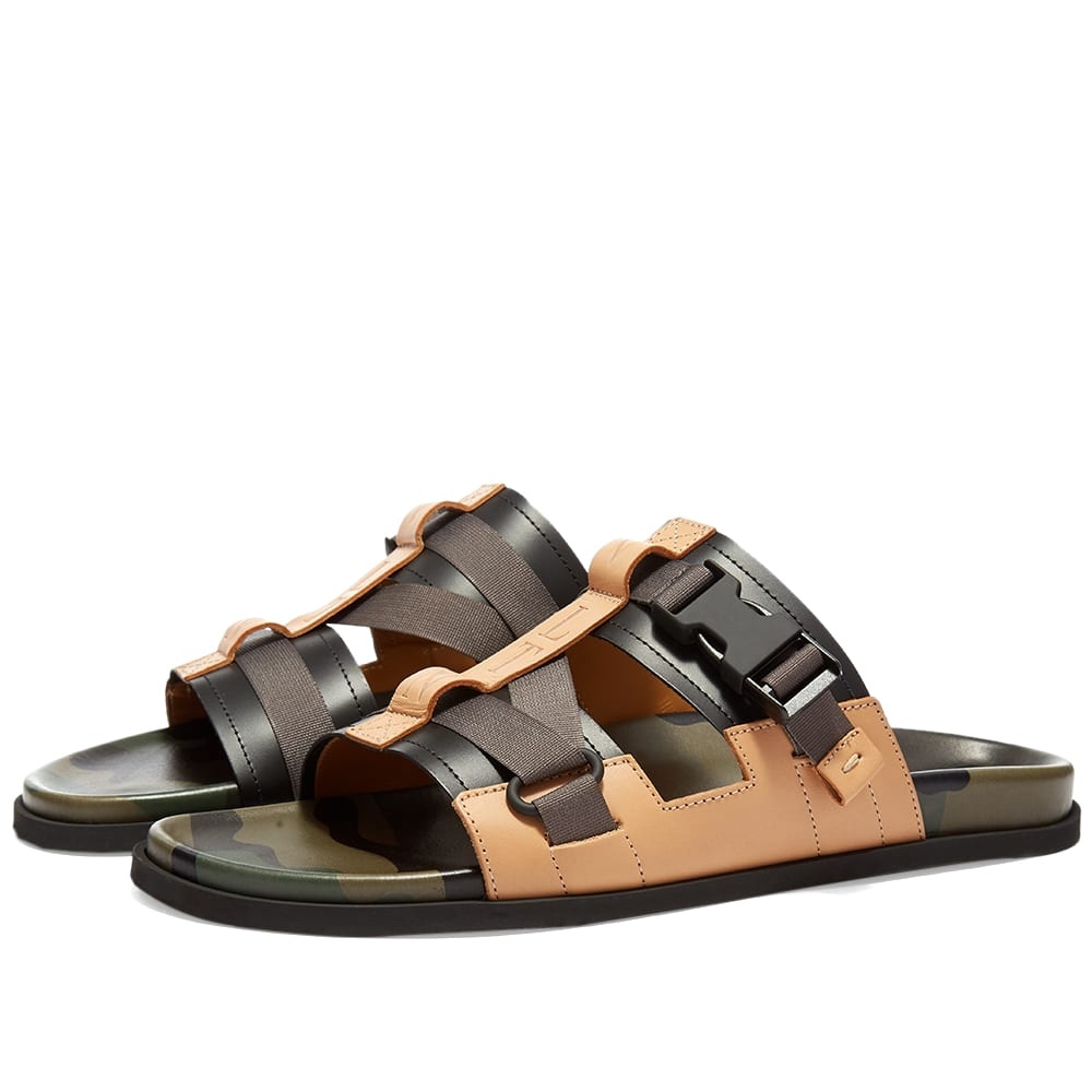 Valentino VLTN Leather Strapped Sandal - 1