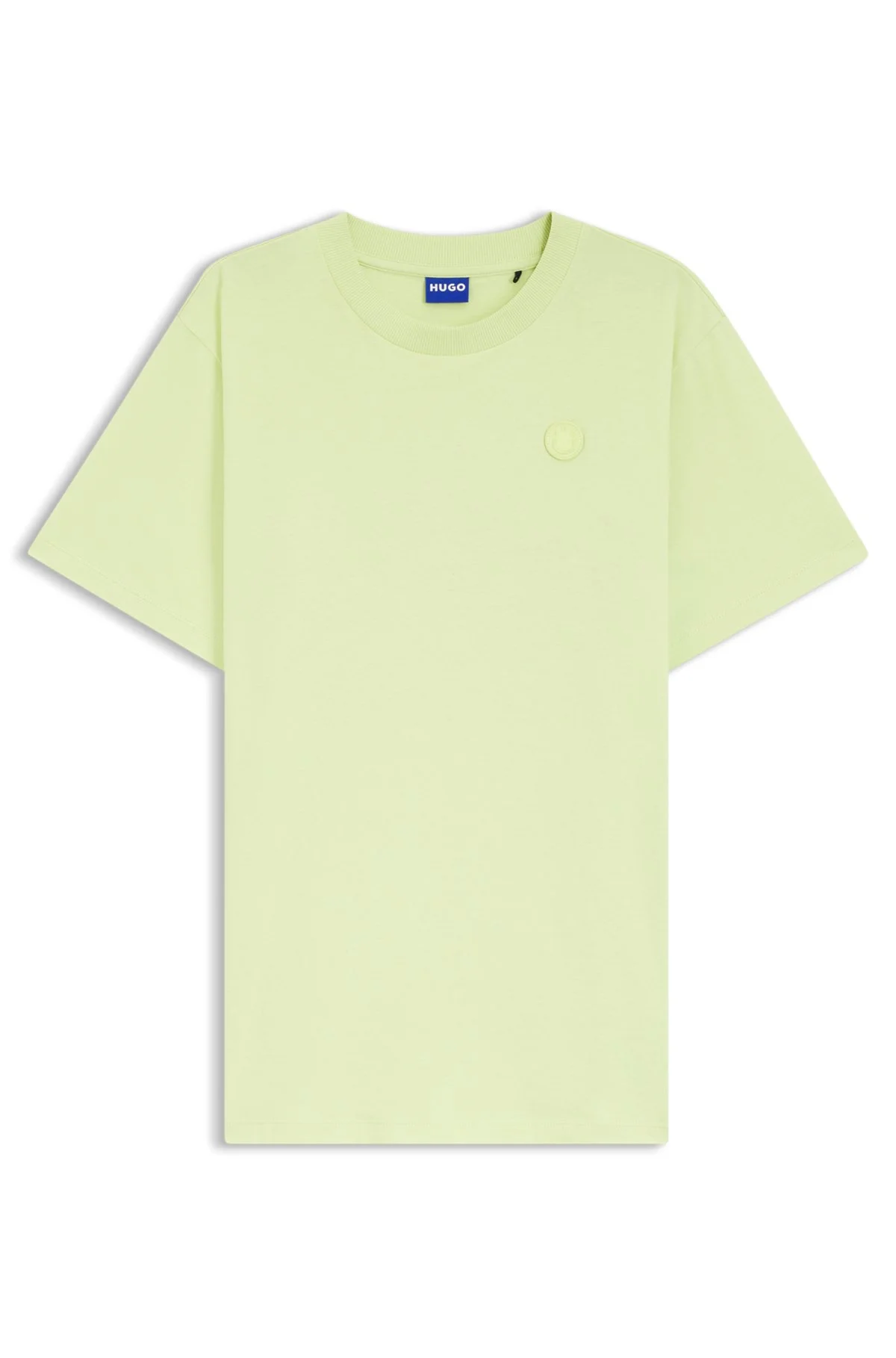 COTTON-JERSEY T-SHIRT WITH HAPPY HUGO LOGO - 1