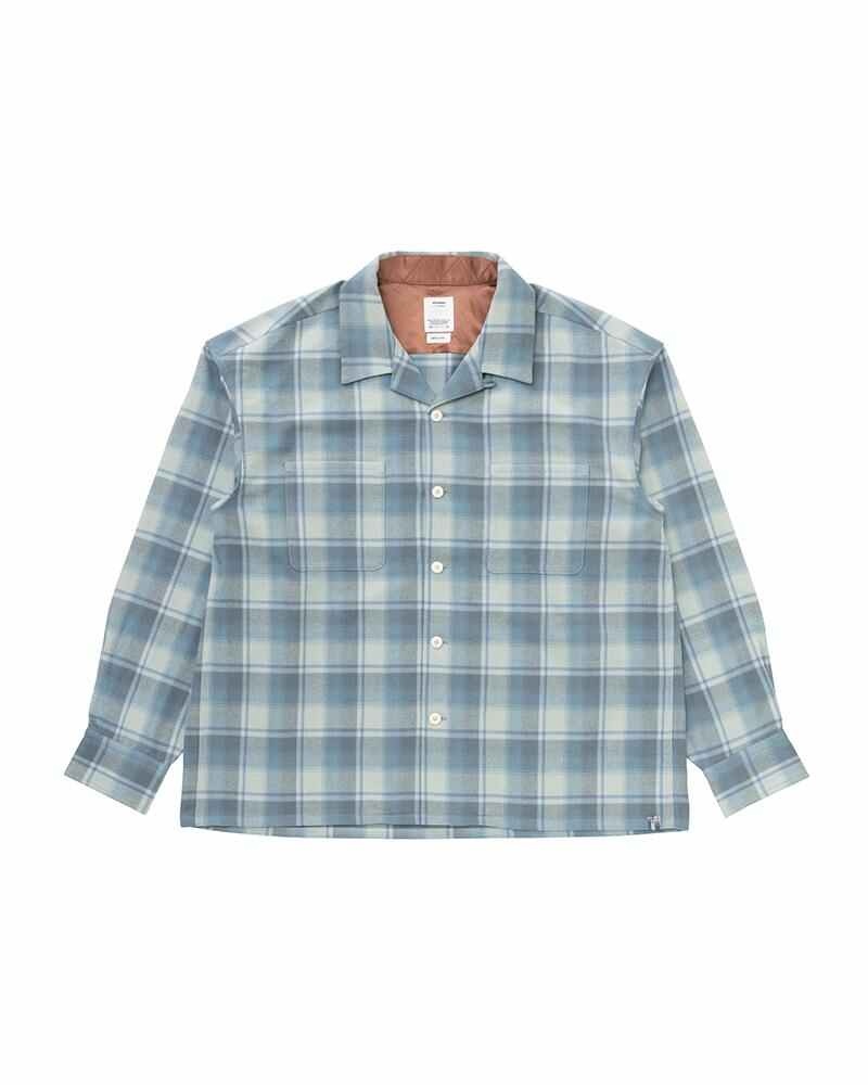OC PALMER SHIRT L/S CHECK BLUE - 1
