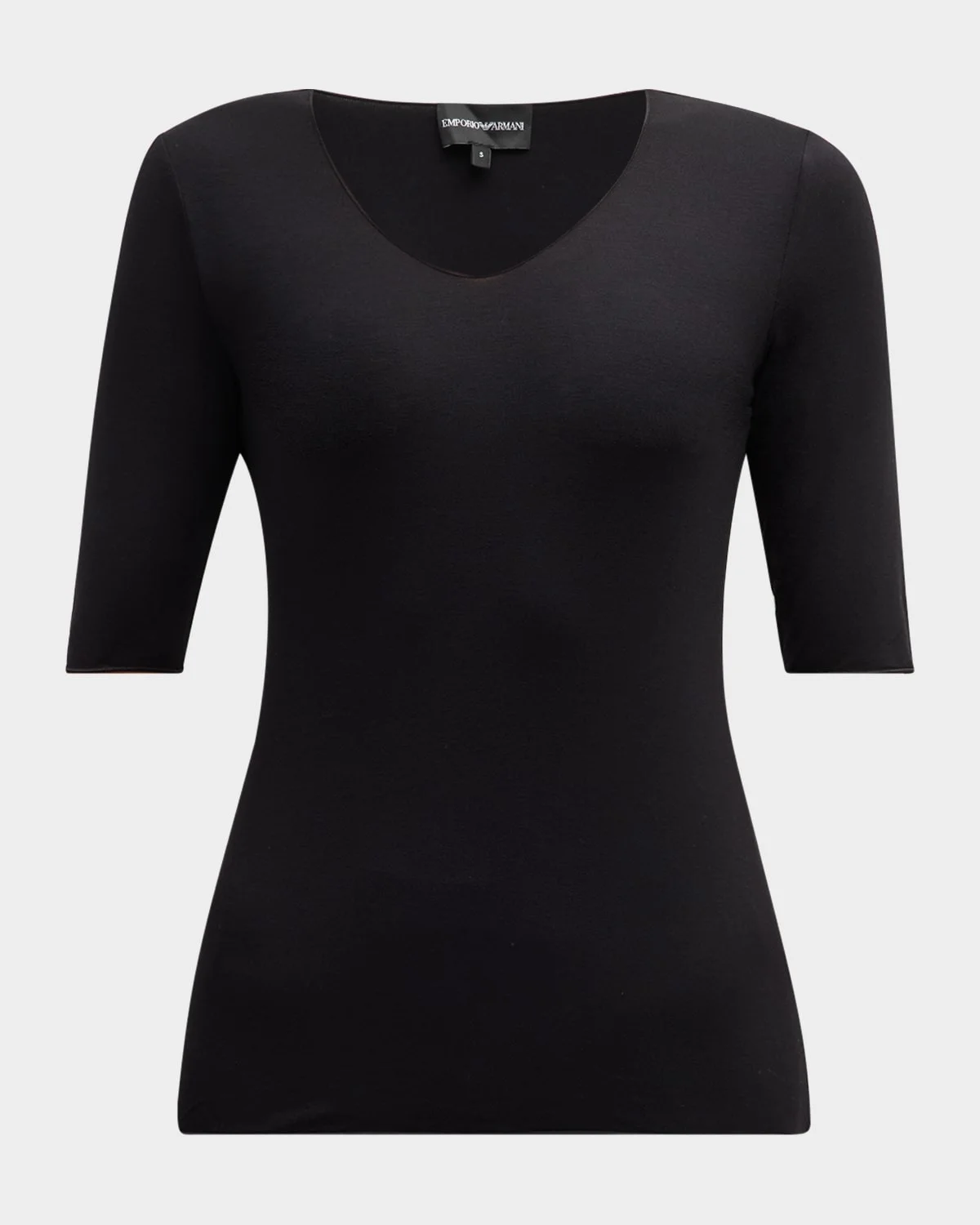 Fitted Jersey Top - 1