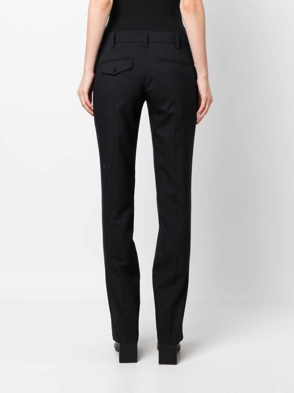 Prune tailored-cut trousers - 4