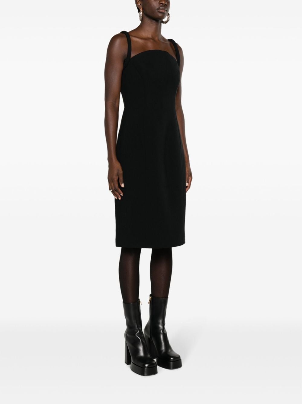 sleeveless midi dress - 3