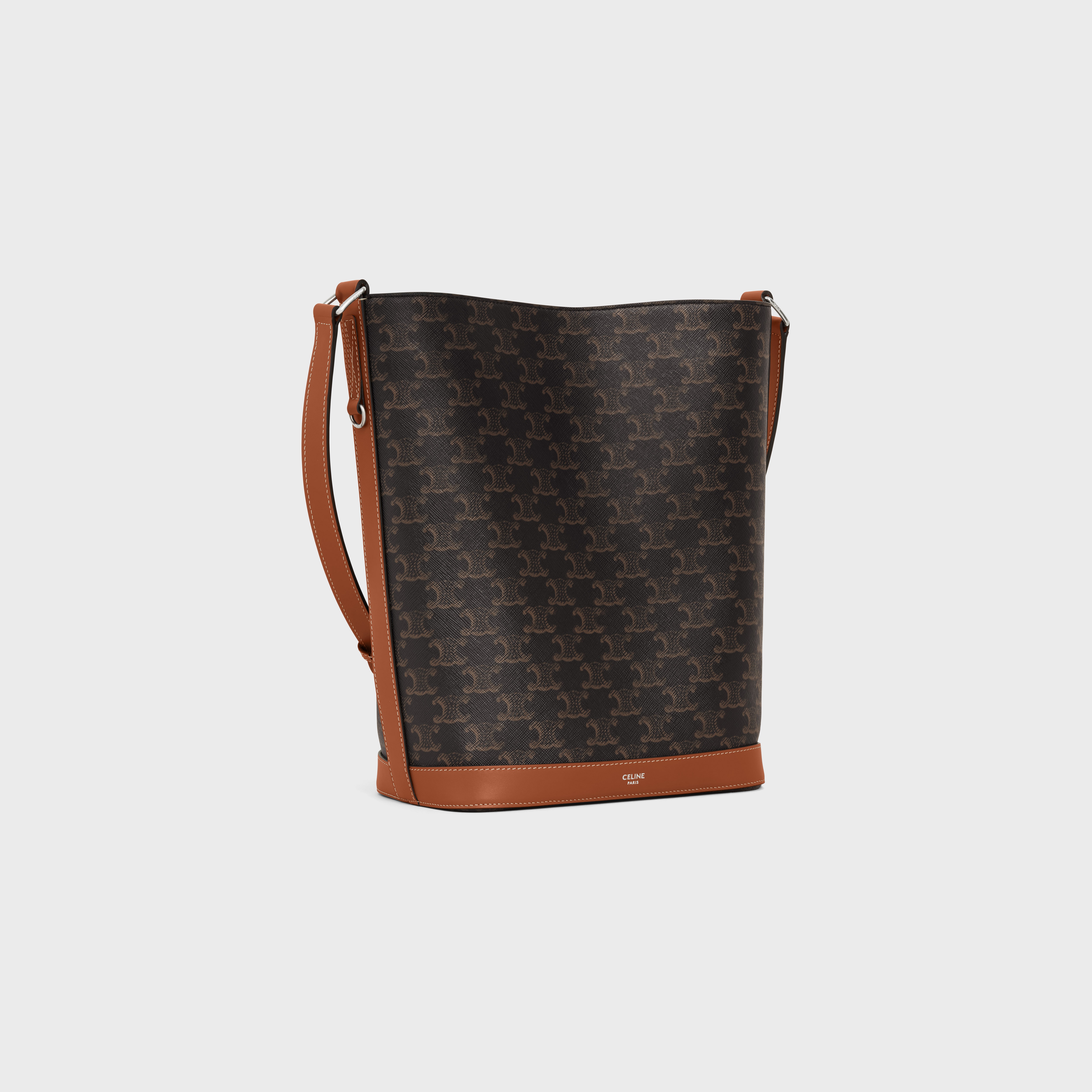 Bucket in Triomphe canvas and calfskin - 2