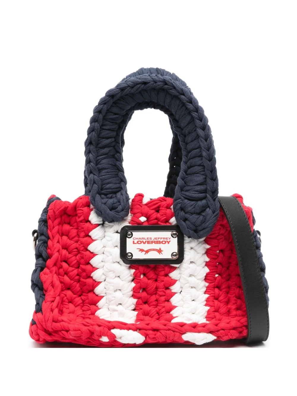 petite woven tote bag - 1