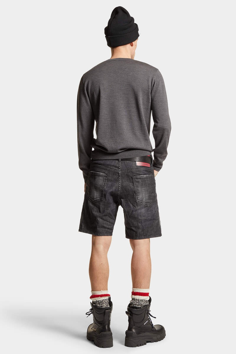 EASY DARK WASH MARINE SHORT 청바지 4