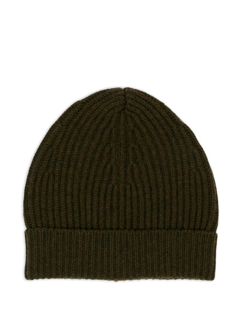 ribbed wool beanie 1