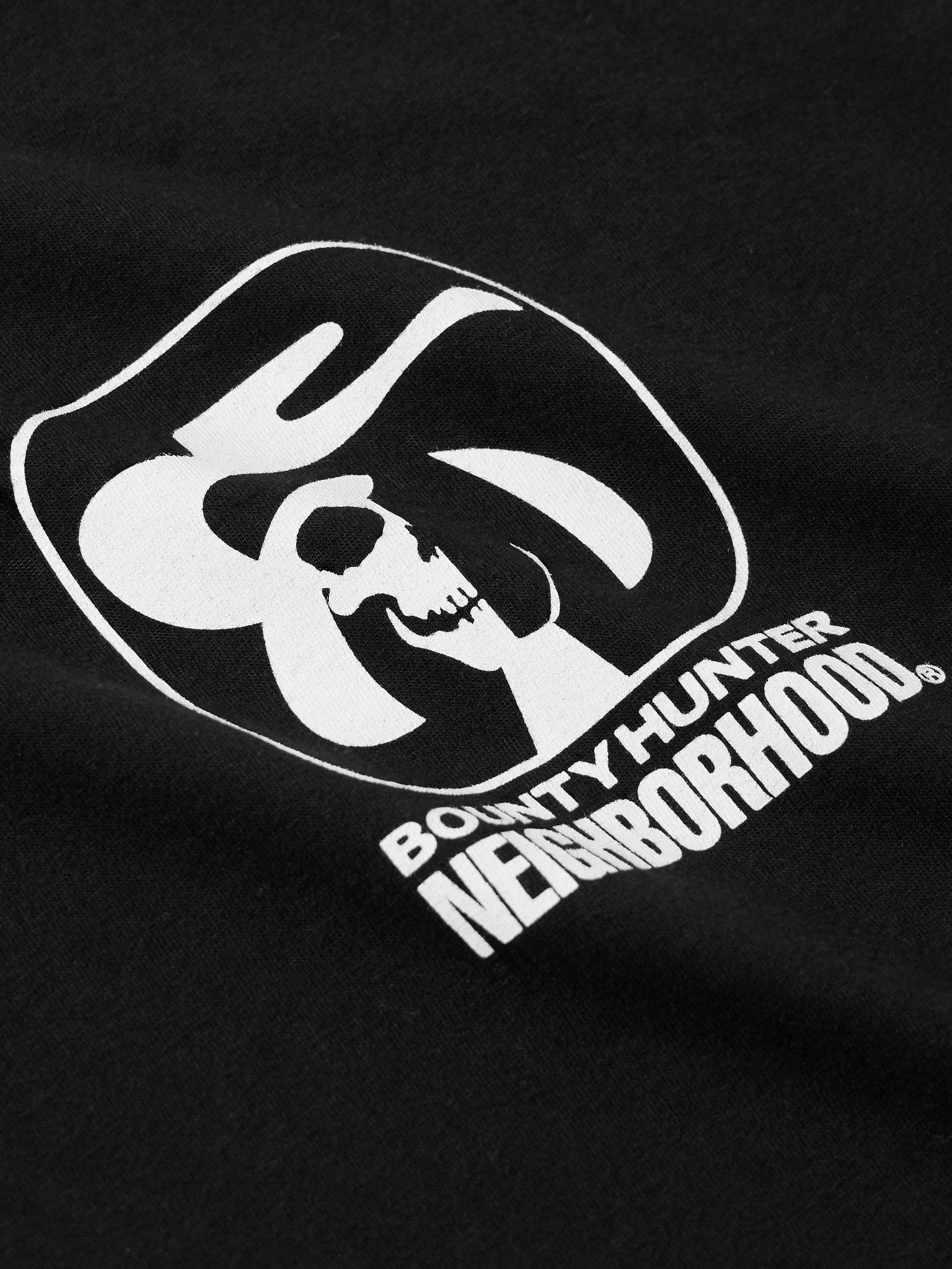+ Bounty Hunter Logo-Print Cotton-Jersey T-Shirt Black - 4