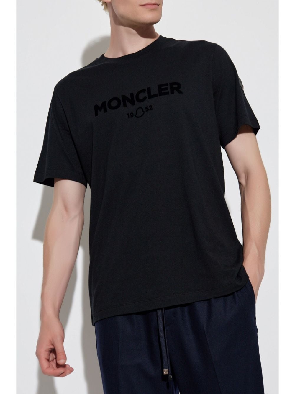 flocked-logo T-shirt - 3