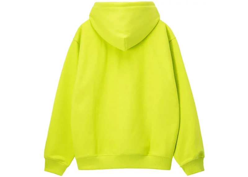 Stüssy Stussy Stock Logo Applique Hoodie Keylime outlook