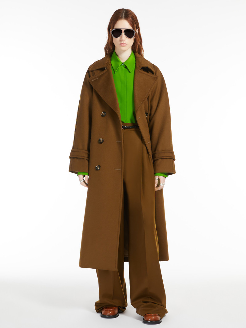 Sportmax LEANDRO Double-breasted pure wool coat outlook