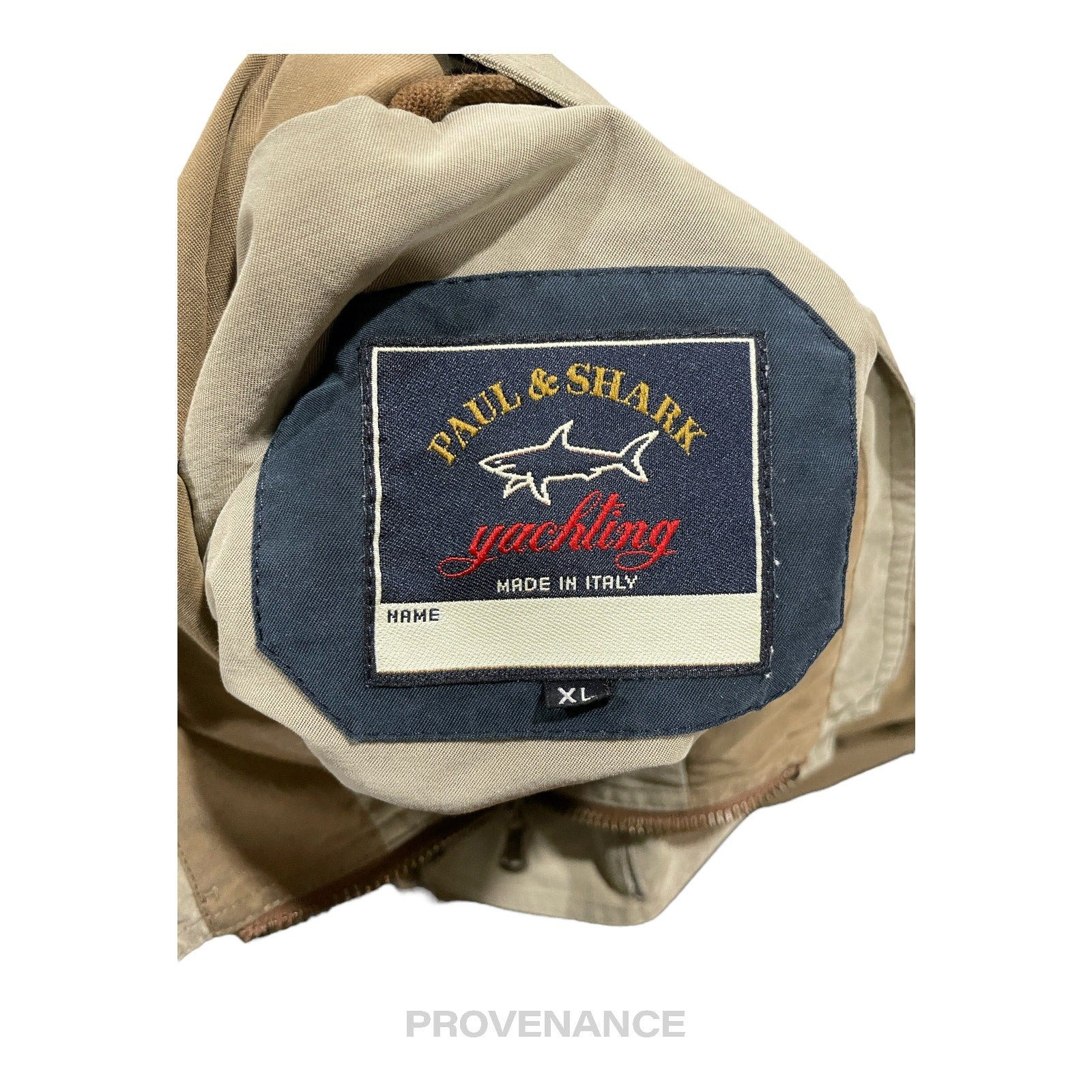 Paul & Shark Yachting Moleskin Zip Jacket - Sand - 4