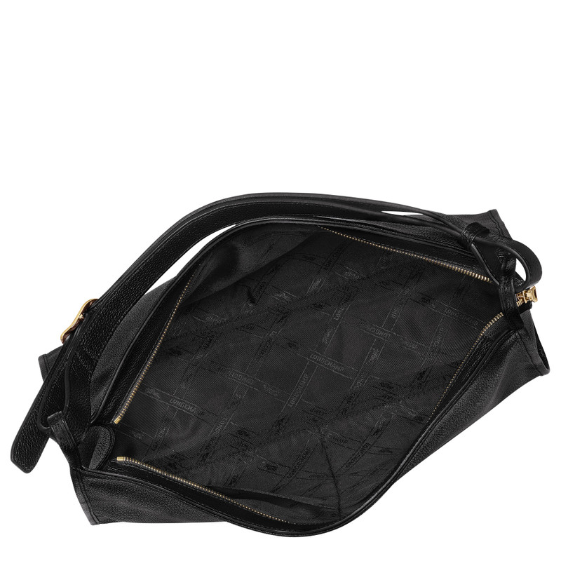 Le Foulonné XL Shoulder bag Black - Leather 5