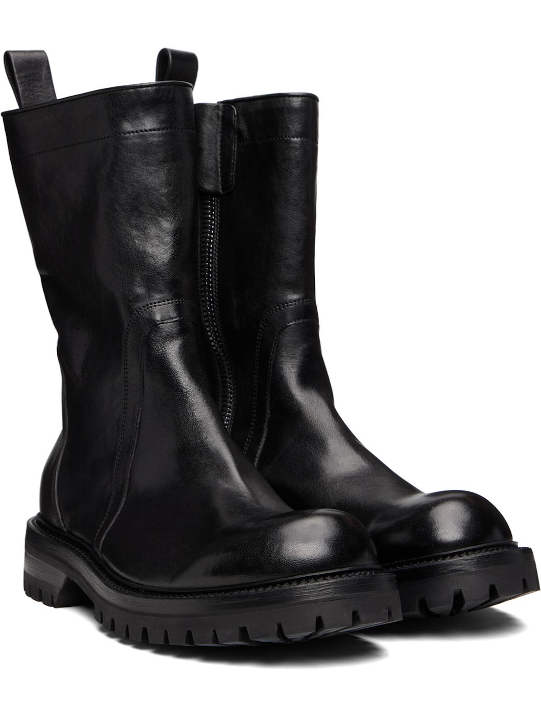 Black Concordians Army Creeper Boots - 4