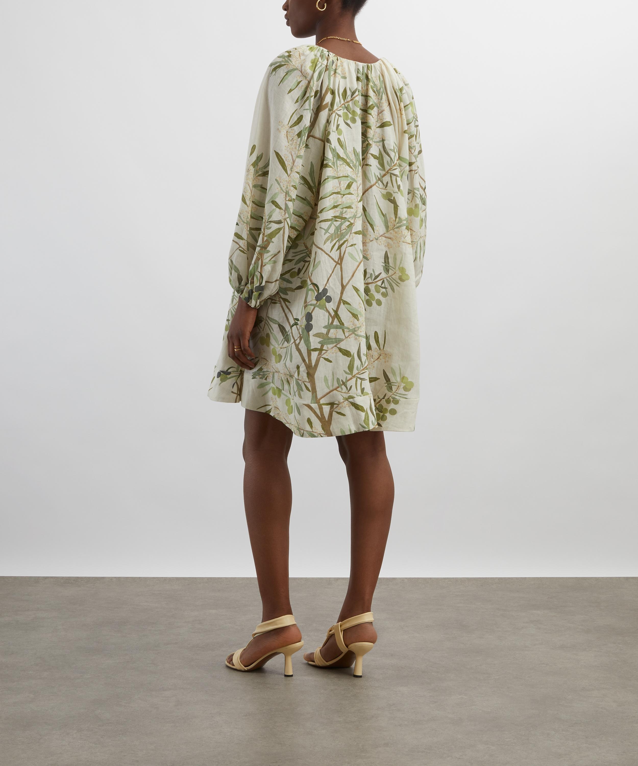 Olive Tree Short Georgette Dress - 4