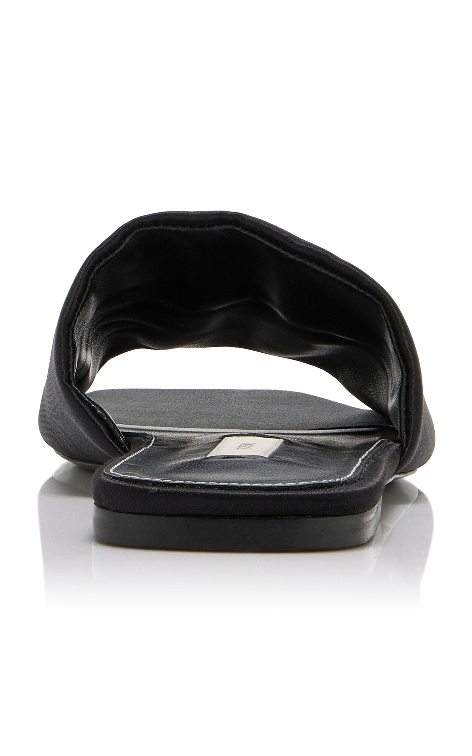 Satin Bandeau Slides black - 4