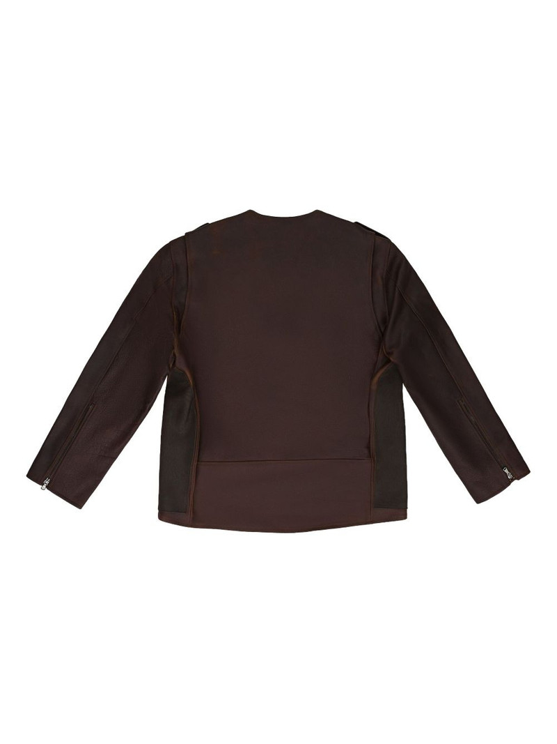 WHO DECIDES WAR Perfecto leather jacket outlook