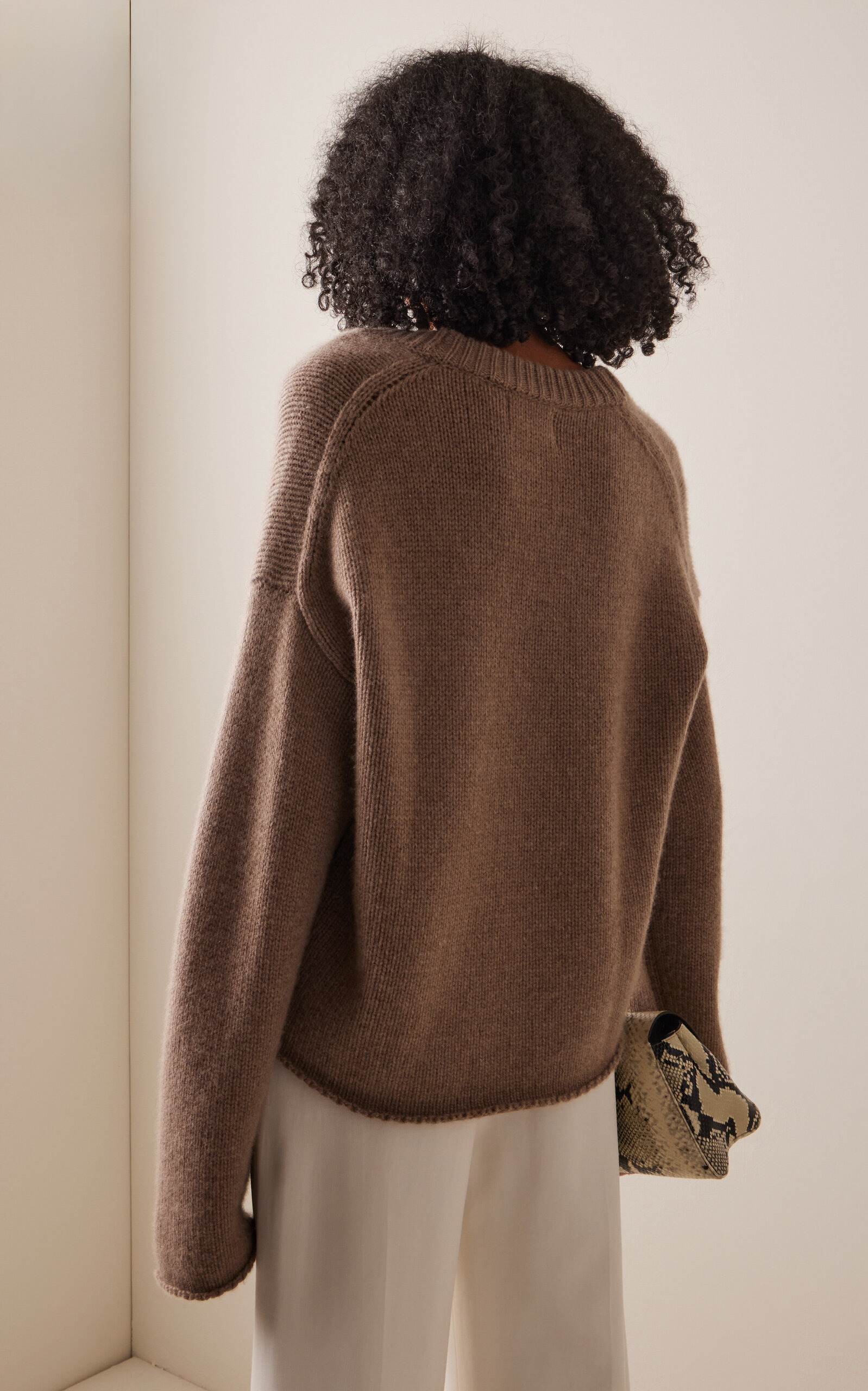 Derry Cashmere Sweater taupe - 4