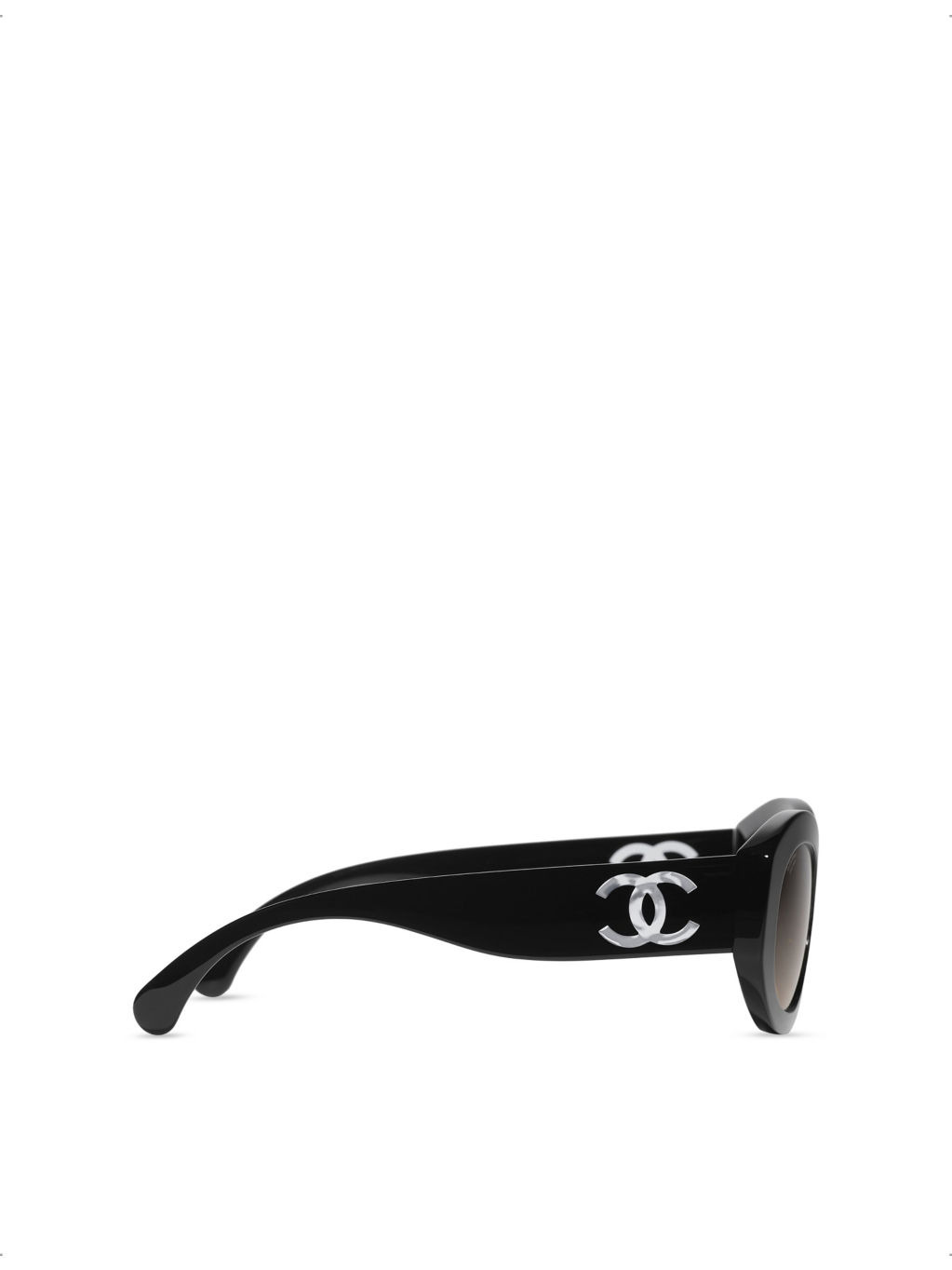 CH5528 Oval-Frame Acetate Sunglasses - 3