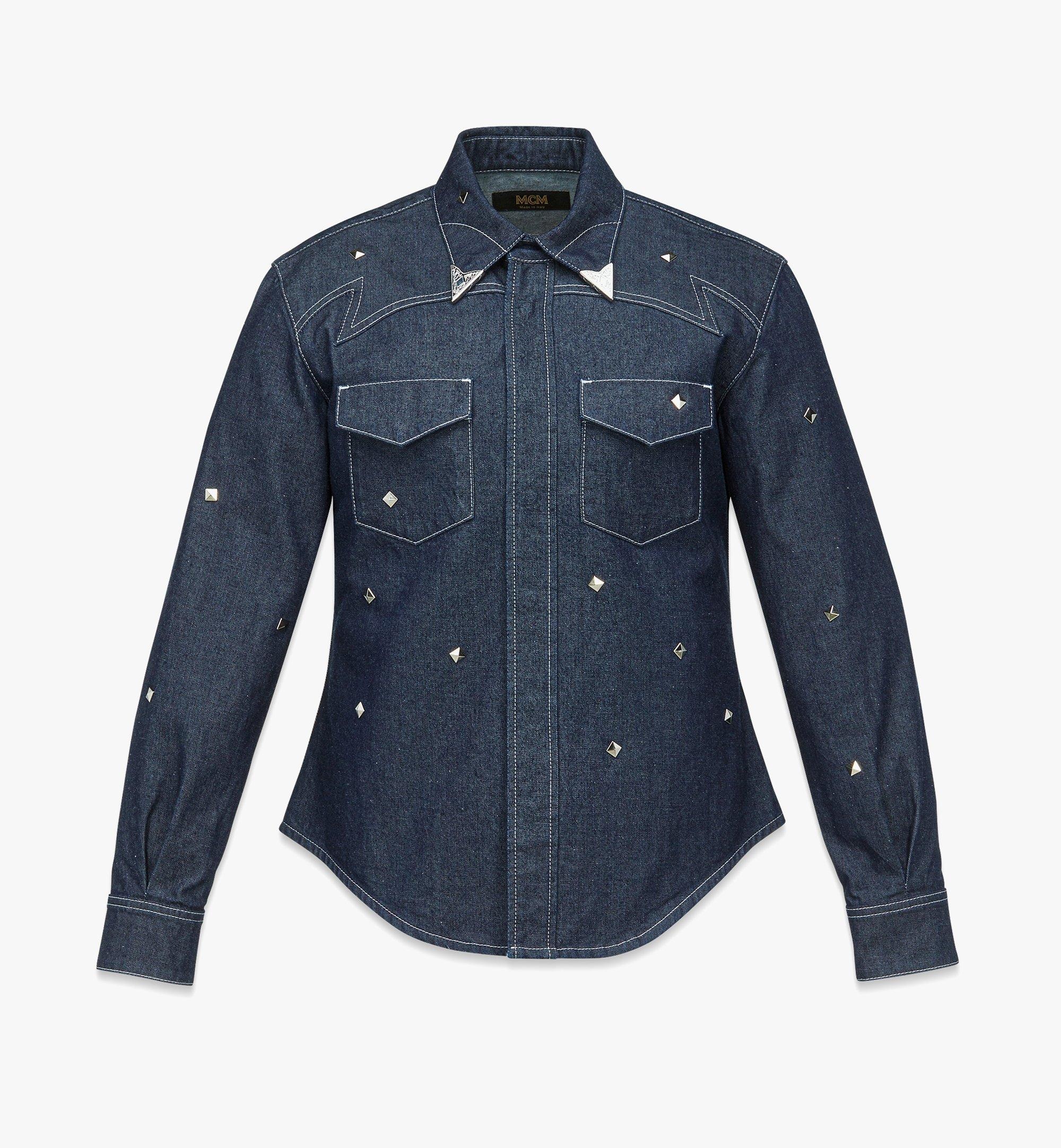 Studded Denim Shirt - 1