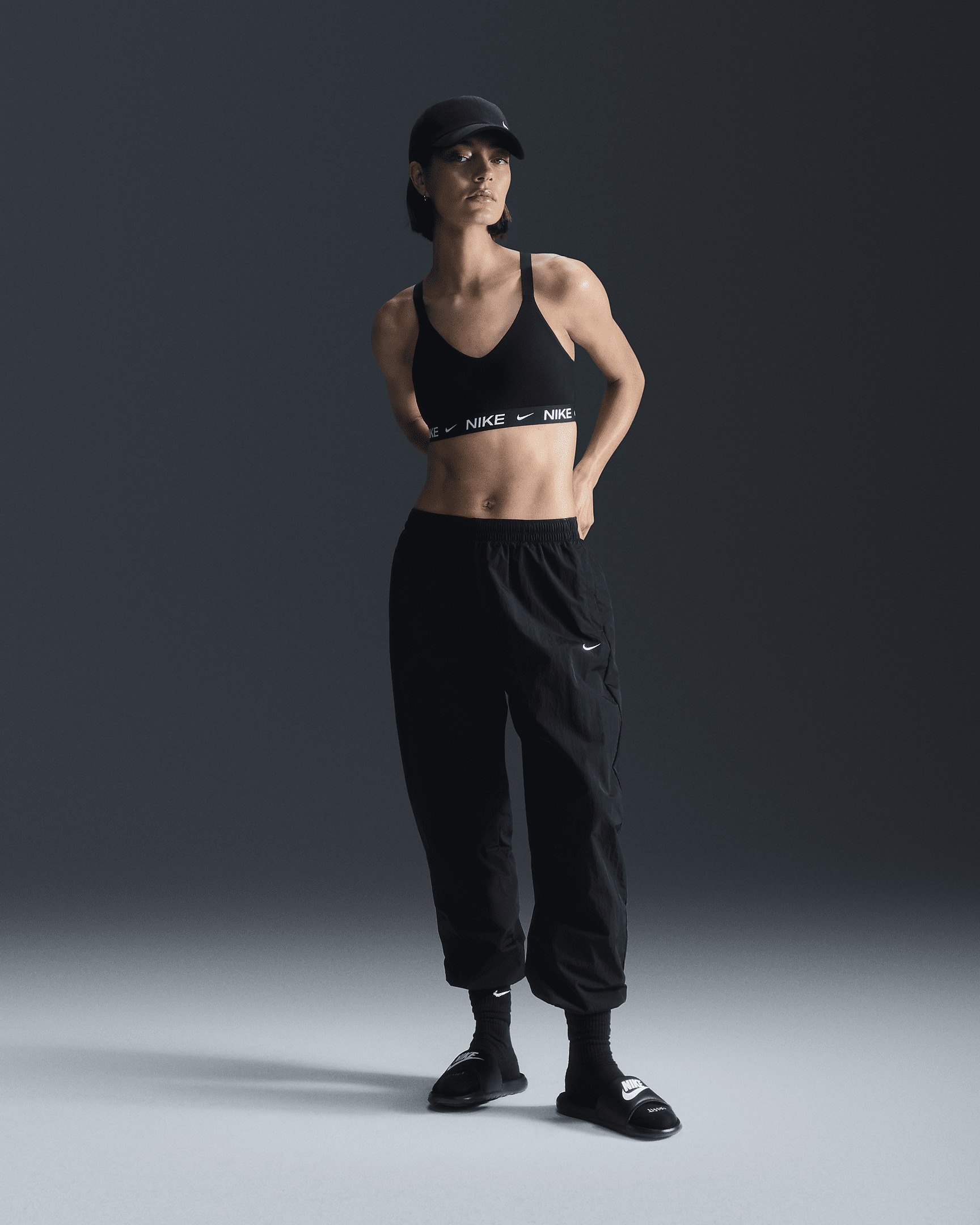 Nike Indy Medium Support Women's Padded Adjustable Sports Bra - 4