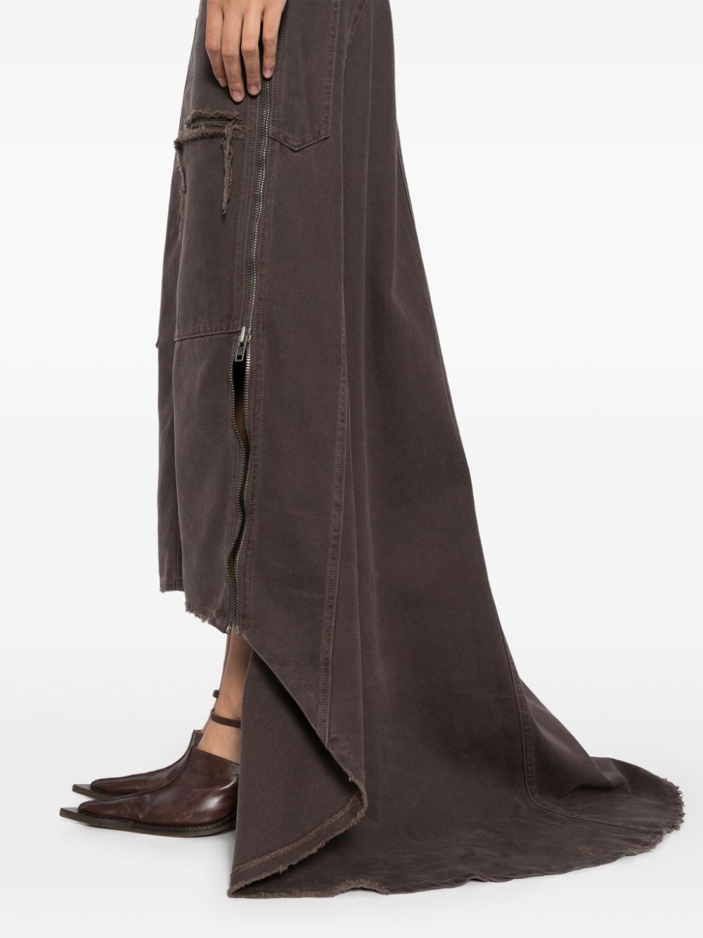 distressed skirt - 5