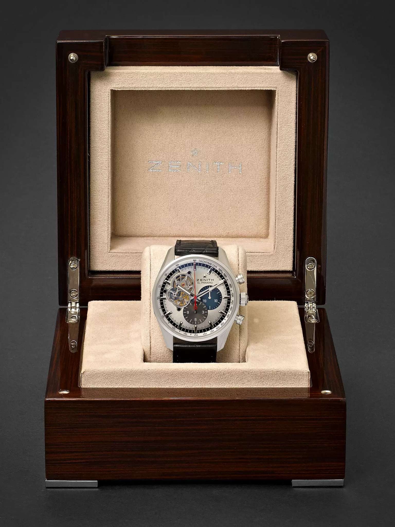 El Primero Chronomaster 1969 42mm Stainless Steel and Alligator Watch, Ref. No. 03.2040.4061/69.C496 - 9