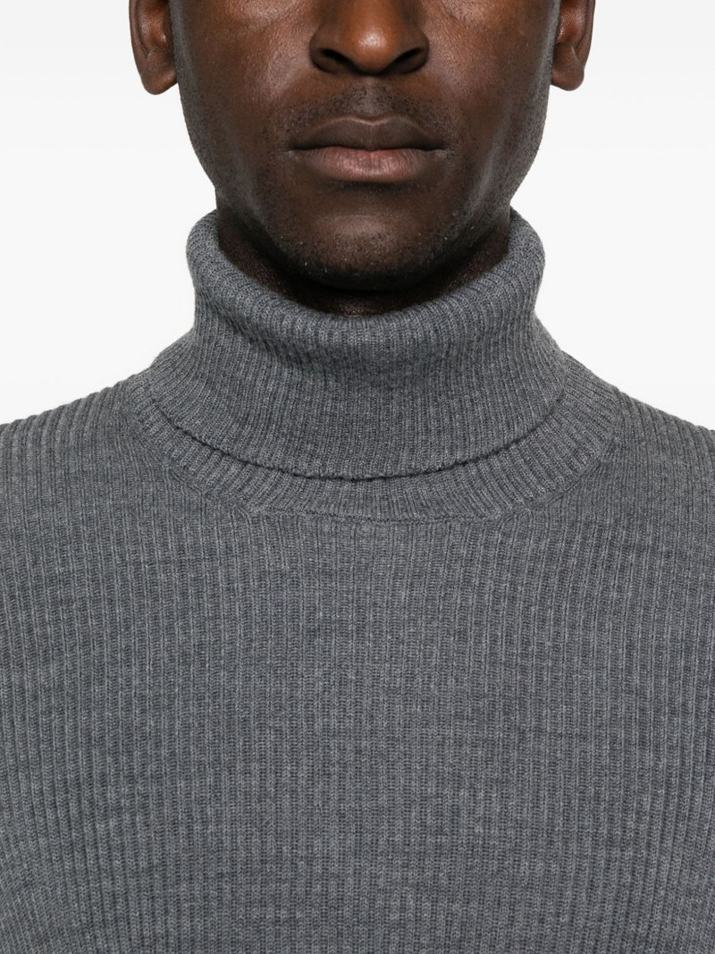 ribbed turtleneck sweater 5