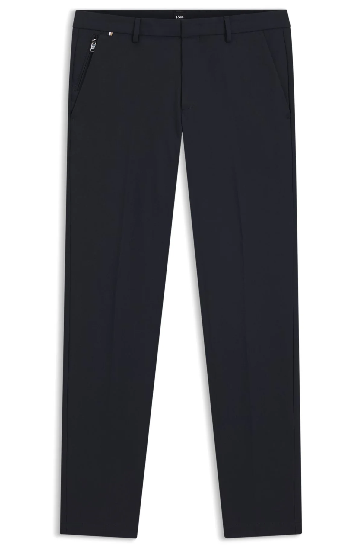 SLIM-FIT TROUSERS IN STRETCH COTTON - 1