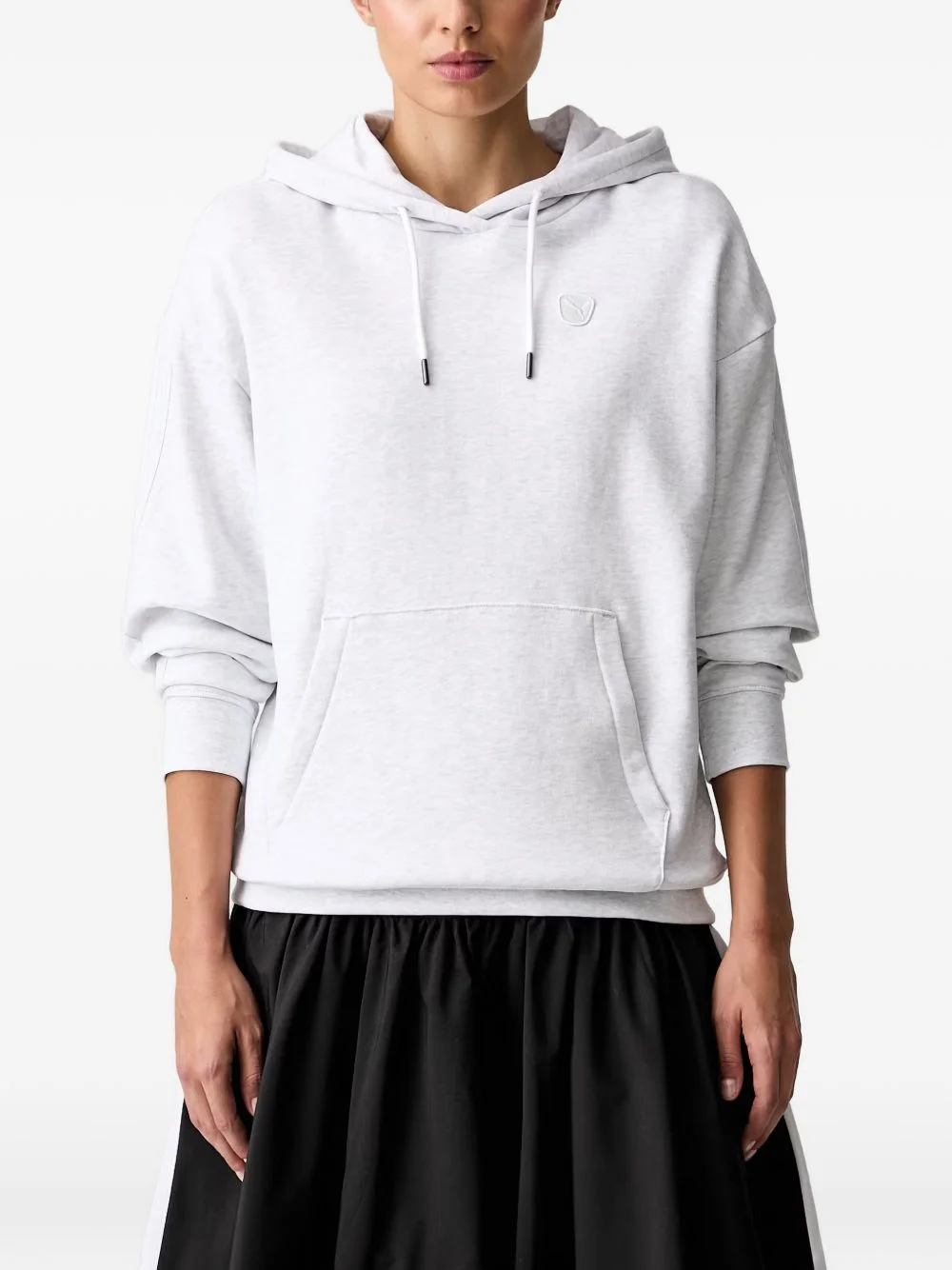 Essentials Elevated logo-patch hoodie - 1
