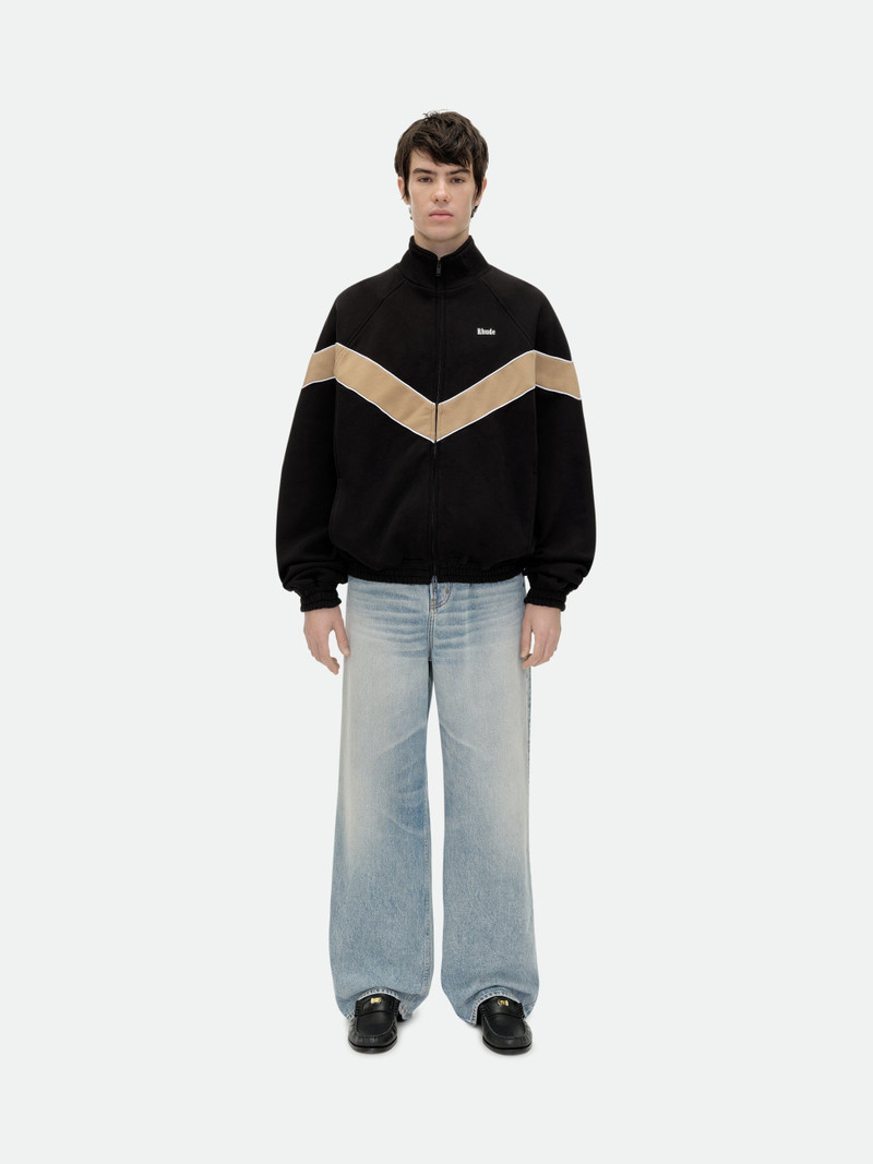 Rhude FLEECE ARMY TRACK JACKET outlook