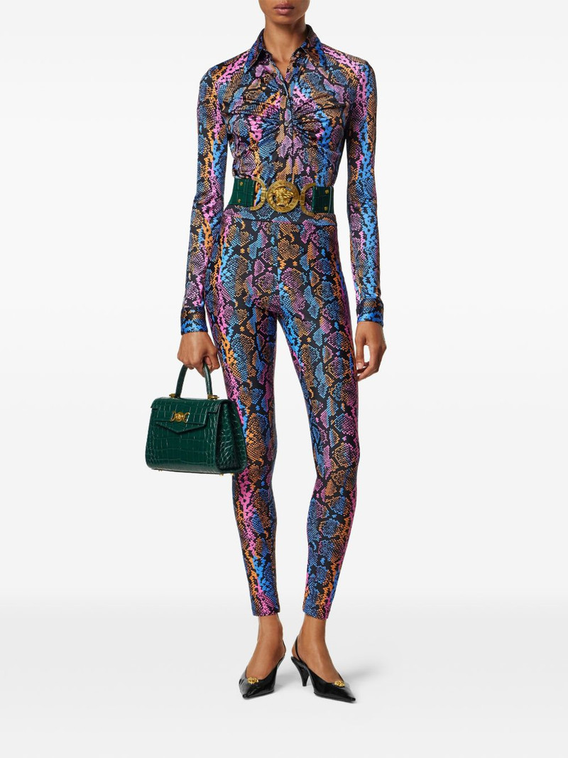 VERSACE python-print shirt outlook