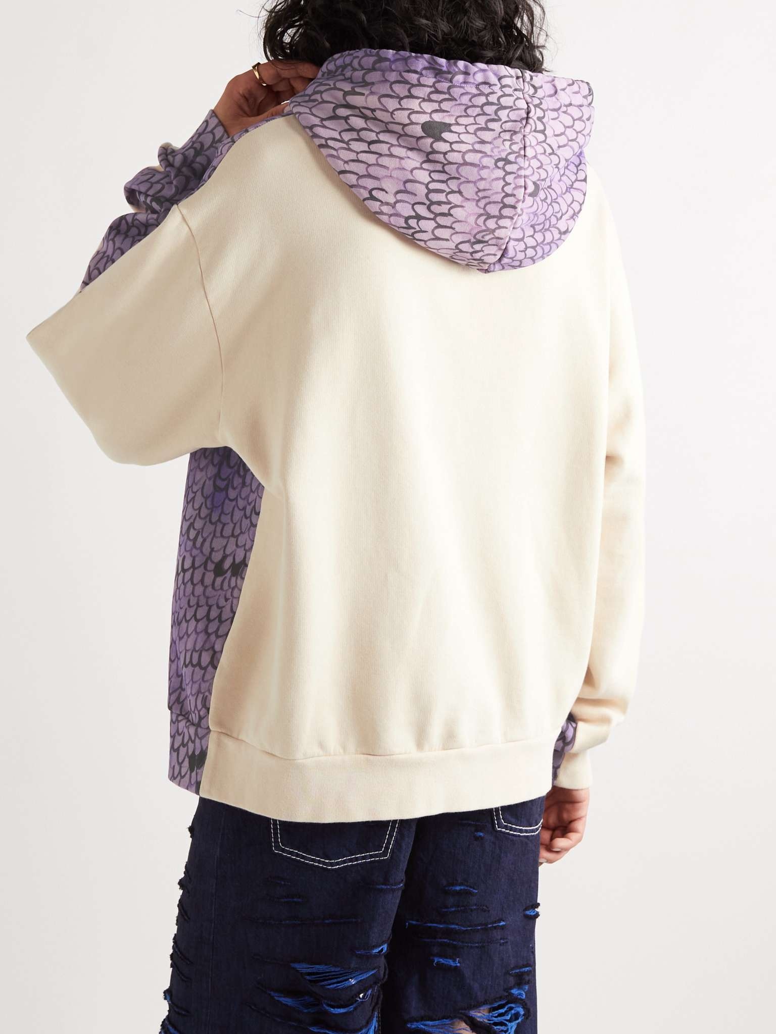 Snake Logo-Print Hoodie - 4