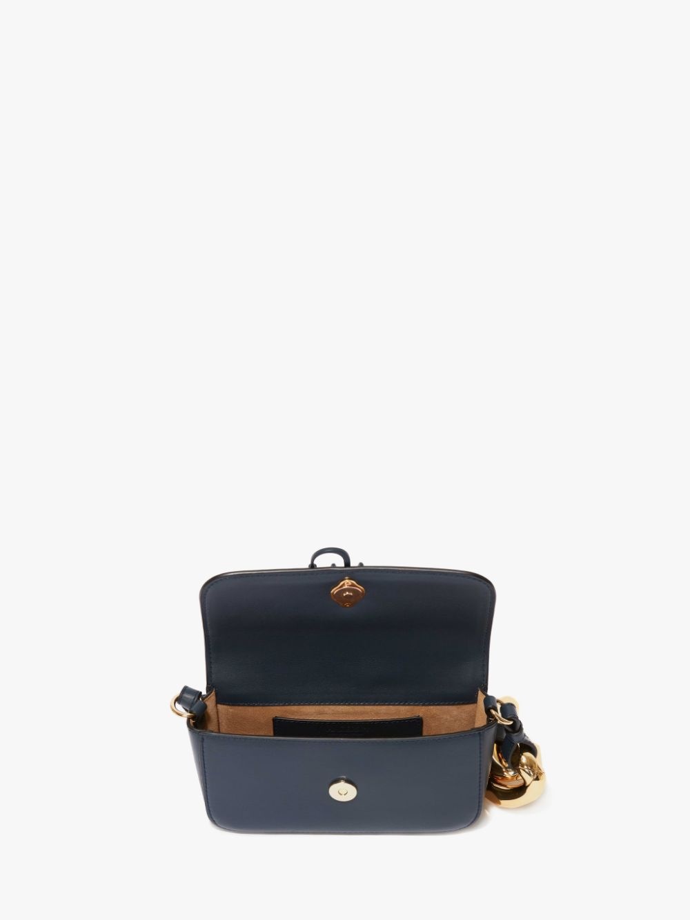 ANCHOR CHAIN BAGUETTE - LEATHER SHOULDER BAG - 4