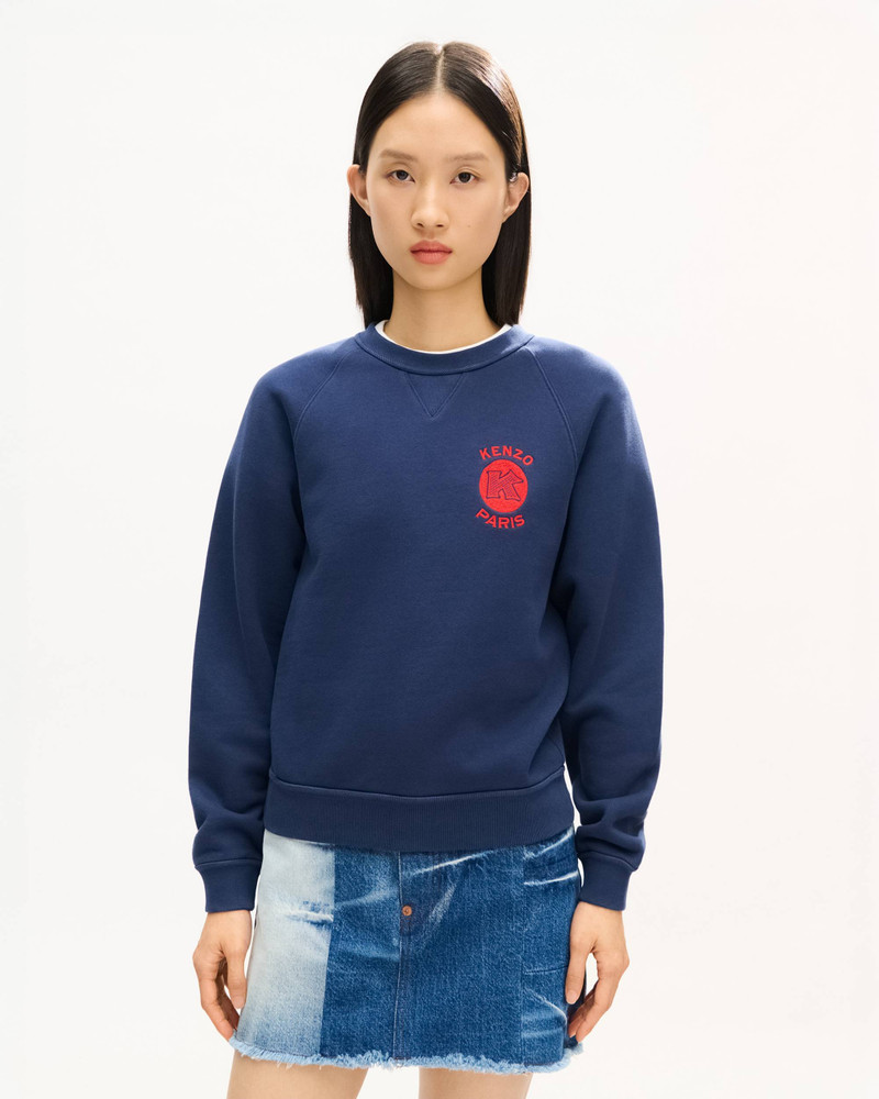 KENZO 'KENZO Paris Emblem' embroidered sweatshirt in cotton outlook