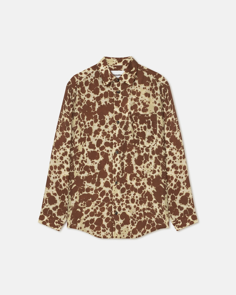 Tie-Dyed Cupro Shirt - 1