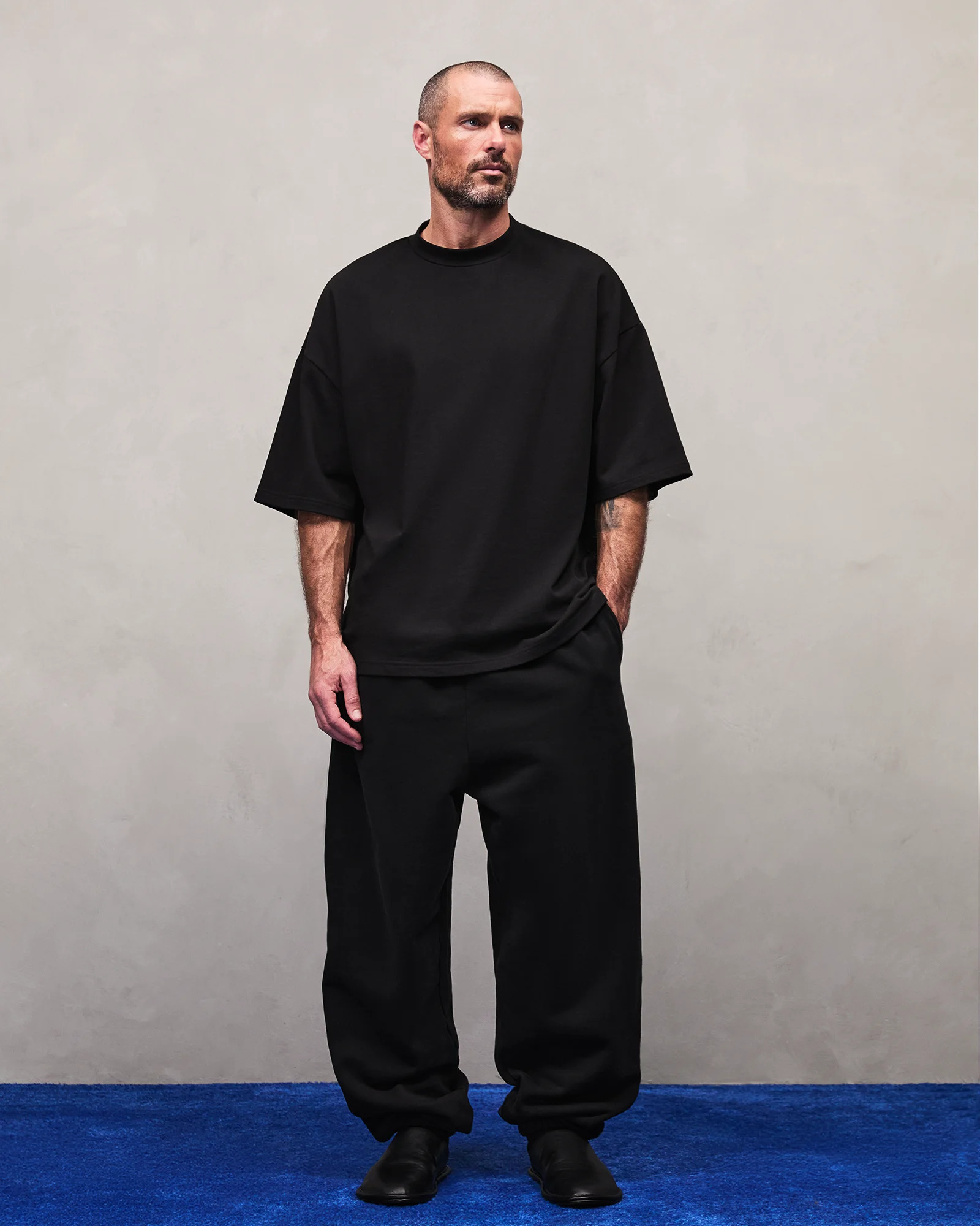 HEAVY BOXY TEE BLACK - 5