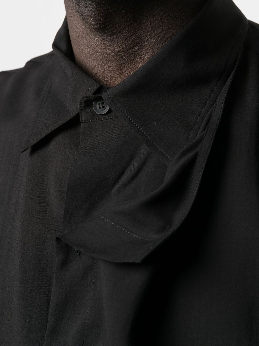 asymmetric TENCEL™ shirt - 5